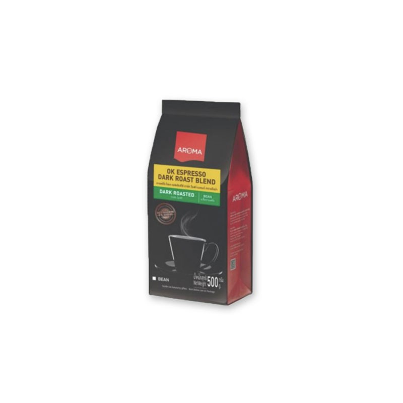 อโรม่า-OK-Espresso-Dark-Roast-Blend-500กรัม