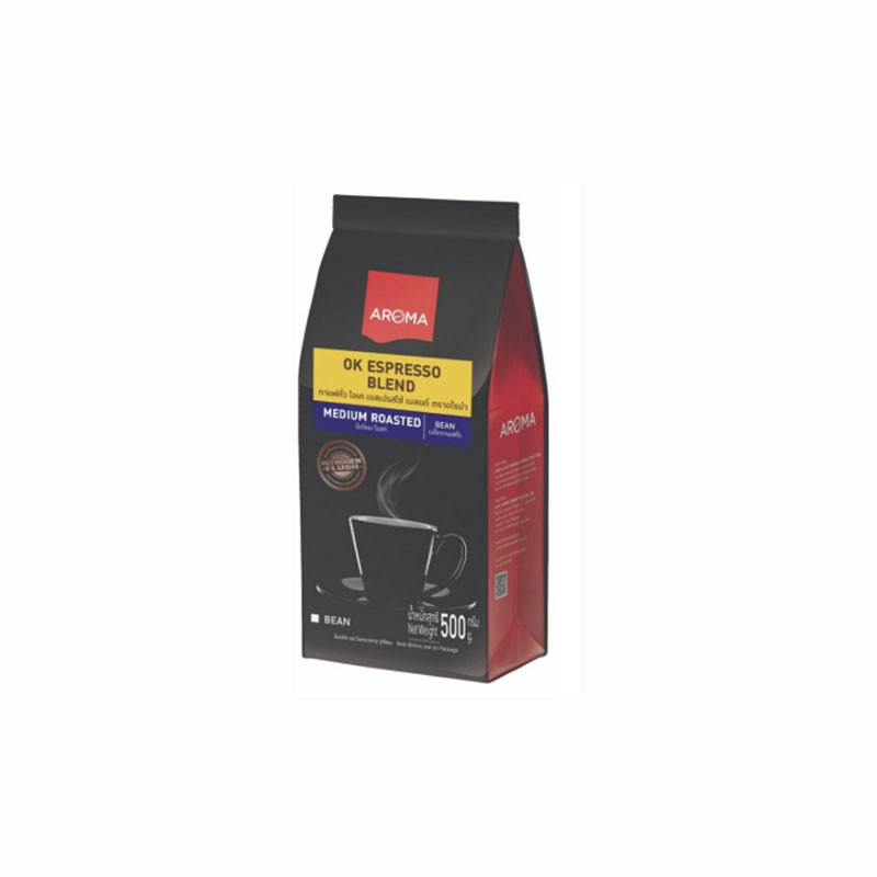 อโรม่า-OK-Espresso-Medium-Roasted-500กรัม