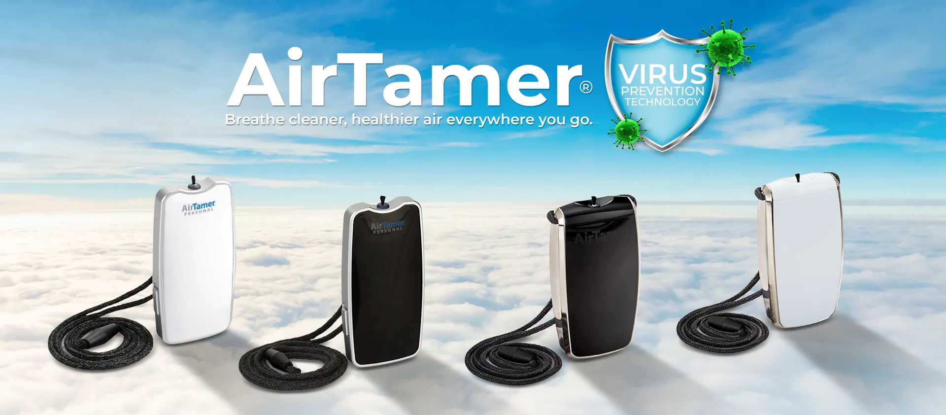 Personal air top purifier around neck