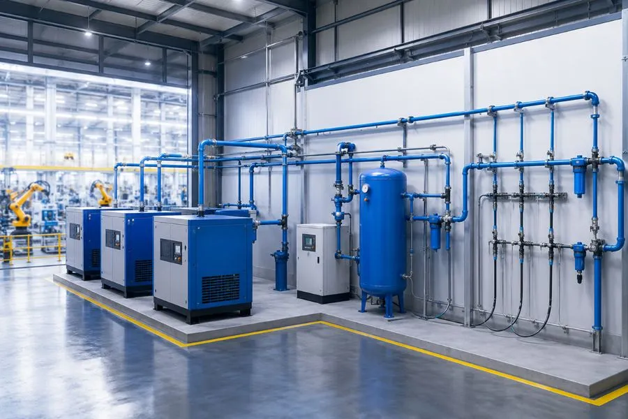 centralized-air-compressor-system-factory