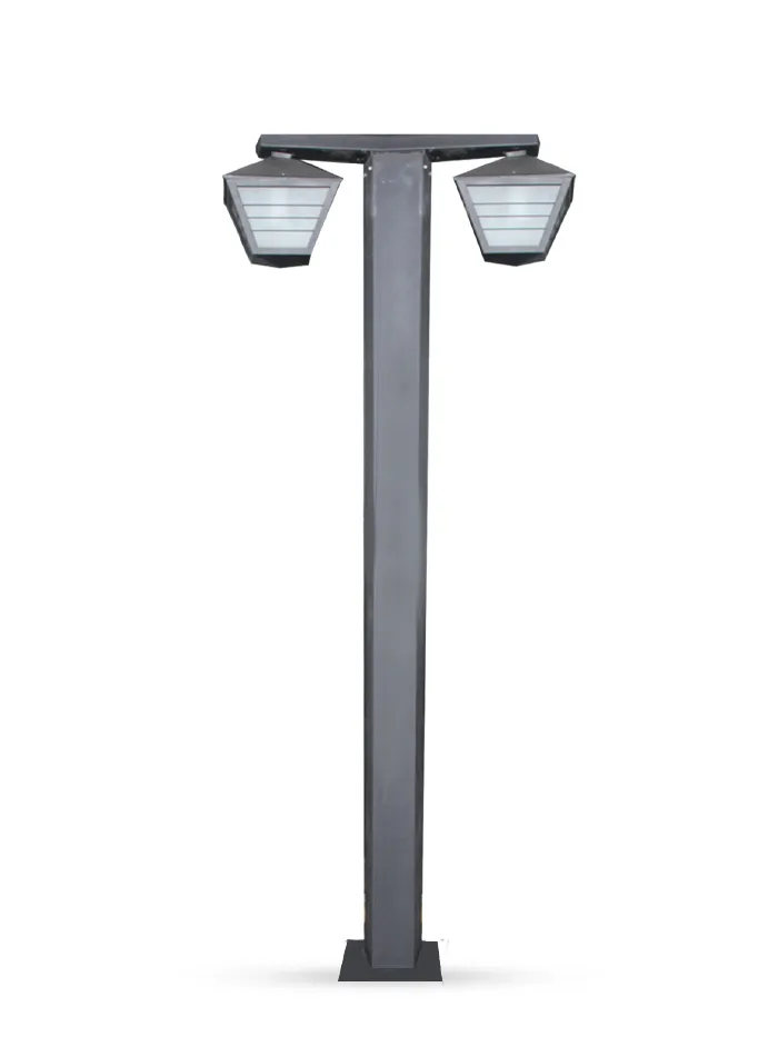 ไฟสนาม_sharp_05-889-2(DOWN)BKเสาPOLE-DIA100X100X2MMXH2M-BK(IM)