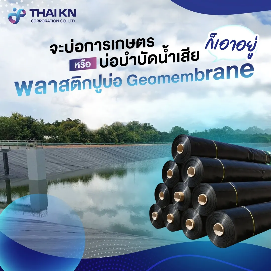 Geomembraneพลาสติกปูบ่อ