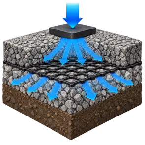 GEOGRID-Load Distribution