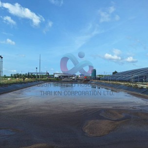 งานคลุมบ่อแก๊สชีวภาพHDPE2mm4