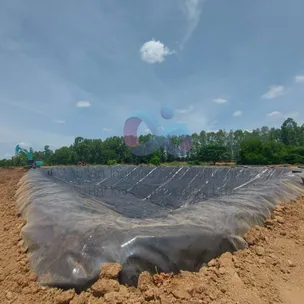 งานปูบ่ออุตสาหกรรมHDPE1mm6
