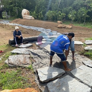 Geotextileสำหรับงานปูพื้นทางเดิน7