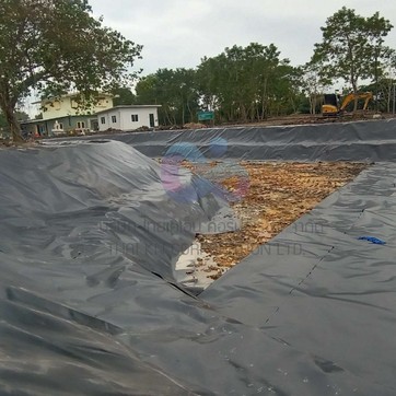 งานปูบ่อHDPE2mmสวนสัตว์คลอง62