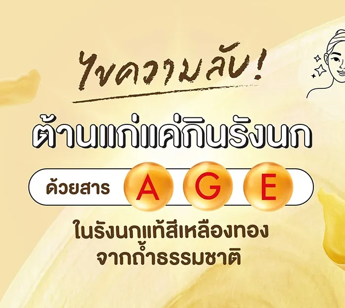 ต้านแก่แค่กินรังนก!-ด้วยสาร-A-G-E-ในรังนกแท้สีเหลืองทองจากถ้ำธรร
