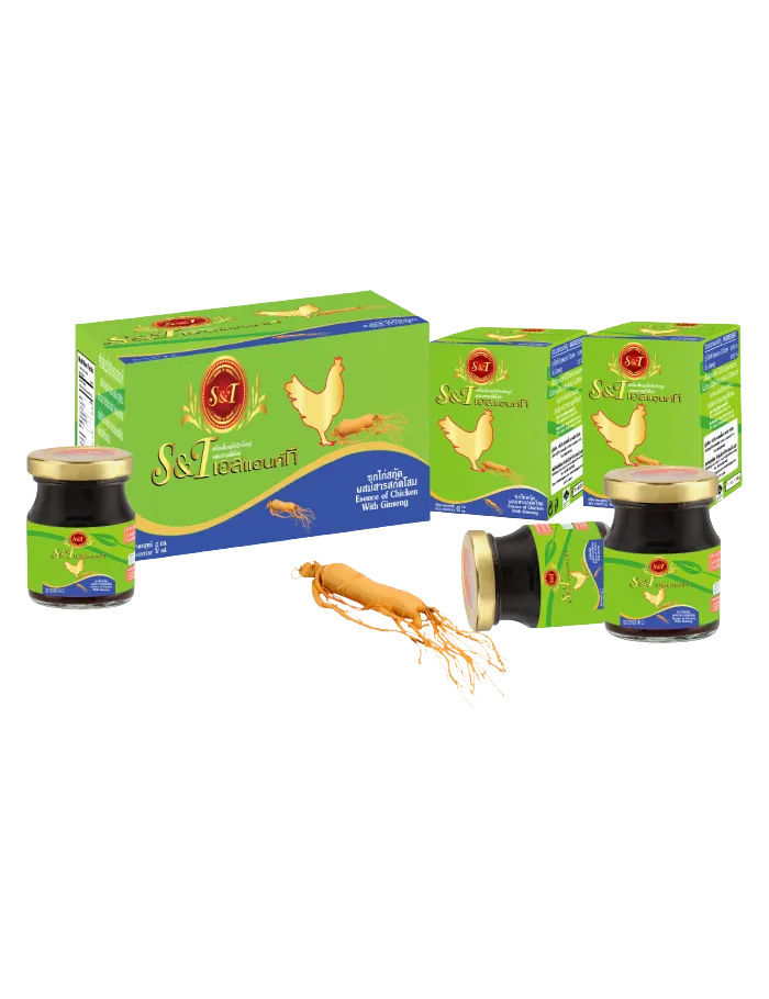 เครื่องดื่มซุปไก่สำเร็จรูปผสมสารสกัดโสม45ml