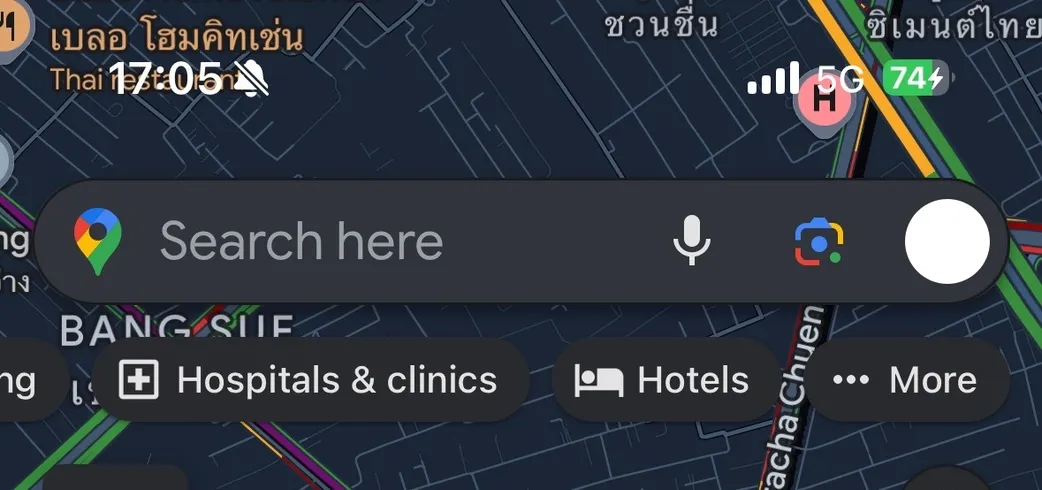ค้นหาสถานีชาร์จรถยนต์ไฟฟ้าGoogleMaps