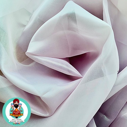 ผ้าไหมแก้ว (เงา) Organdy Silk fabric