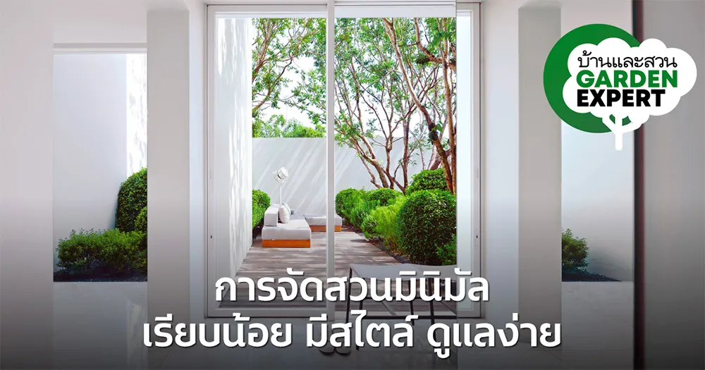 การจัดสวนมินิมัล