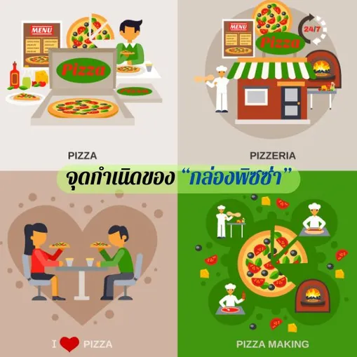 จุดกำเนิดของ“กล่องพิซซ่า”