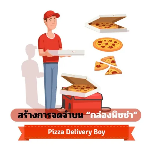 สร้างการจดจำบน“กล่องพิซซ่า”