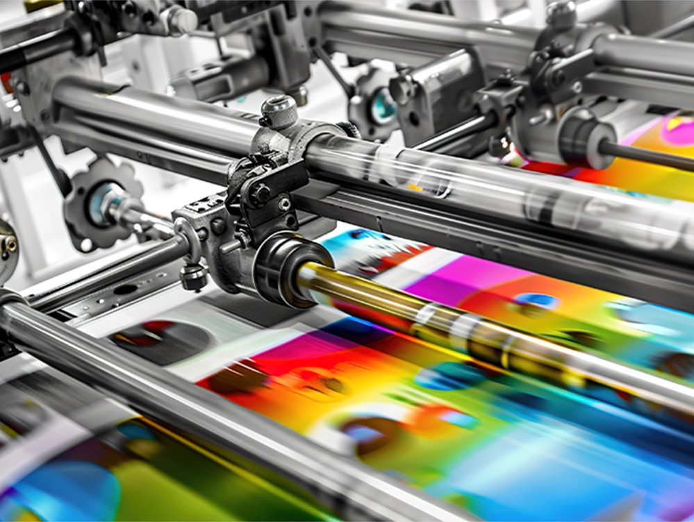 printing-press-action-freshly-printed-pages-emerging-vibrant-ink-colors-visible