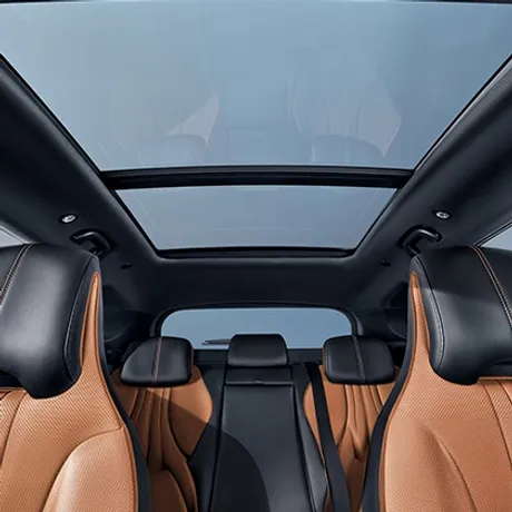 PanoramicSunroofขนาดใหญ่พร้อมม่านบังอดด