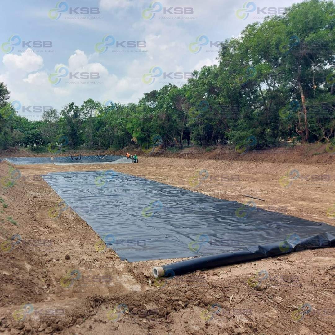 งานปูบ่อขยะHDPE2mmนครปฐม