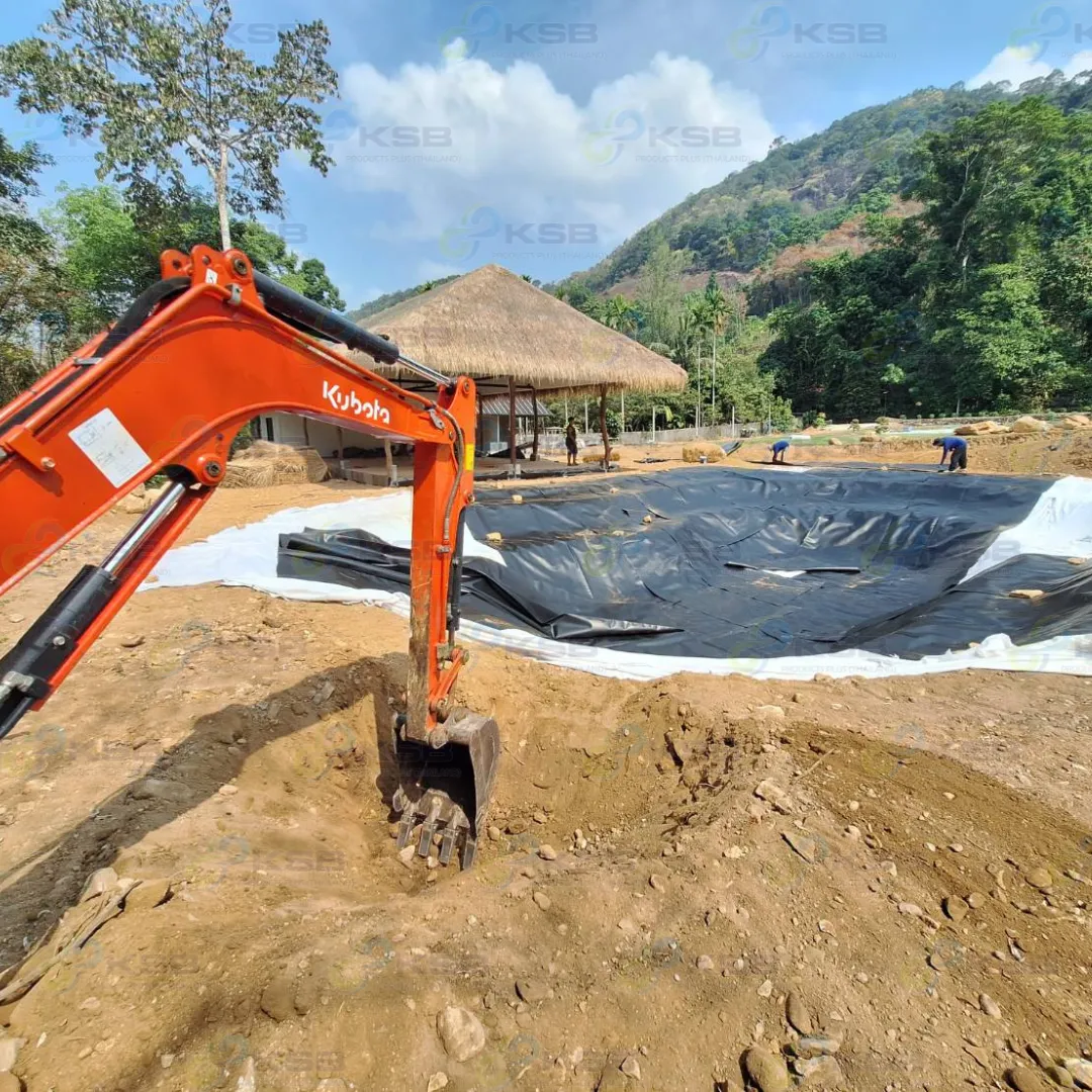 แผ่นใยสังเคราะห์สำหรับงานป้องกันHDPEฉีกขาด6