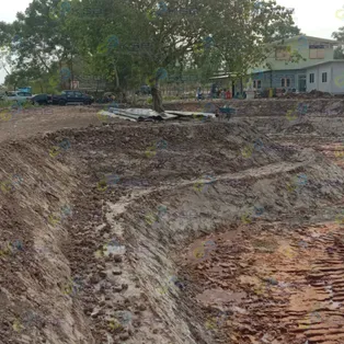 งานปูบ่อHDPE2mmสวนสัตว์คลอง6