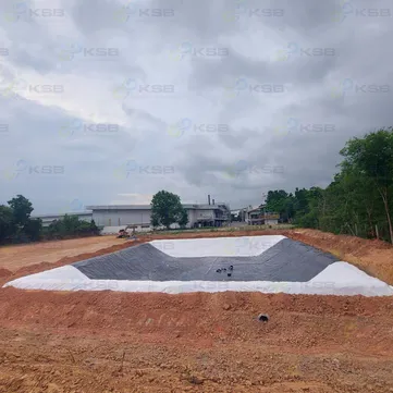แผ่นใยสังเคราะห์สำหรับงานป้องกันHDPEฉีกขาด2