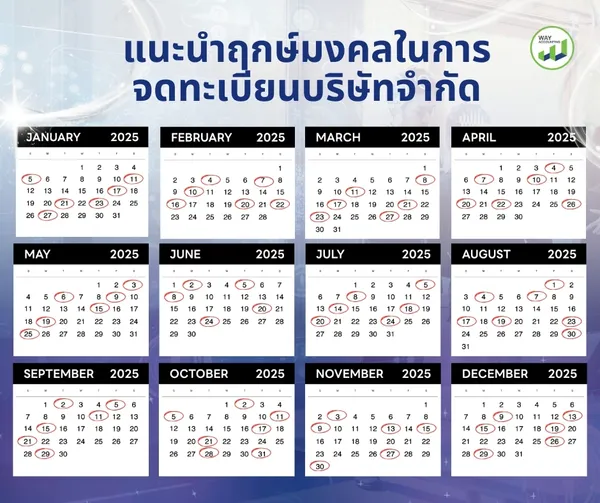 c-27แนะนำฤกษ์มงคลในการจดทะเบียนบริษัทจําก0