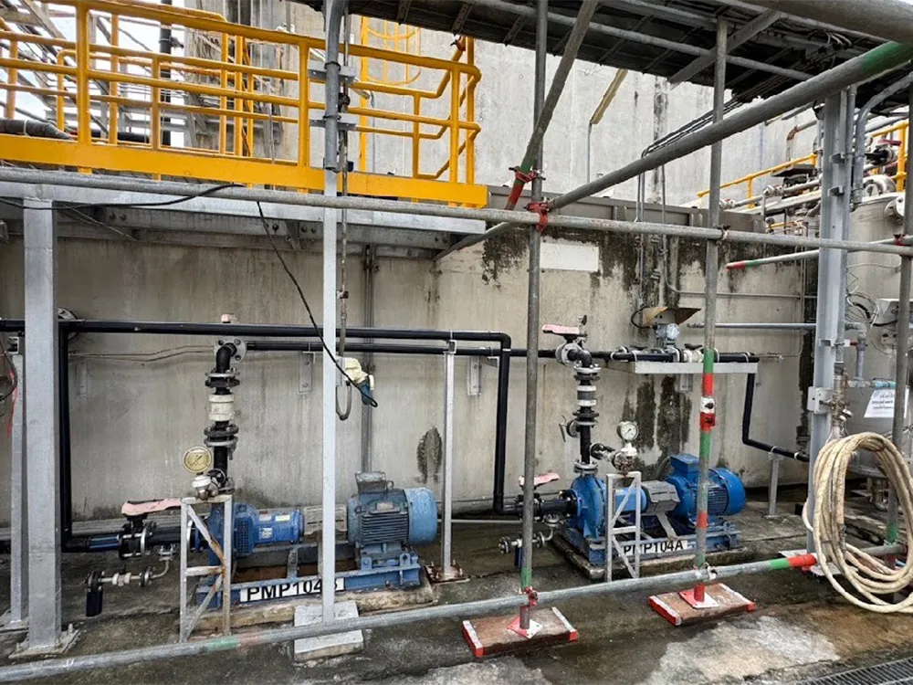 งานเปลี่ยนระบบท่อปั๊มสูบน้ำจากท่อเหล็กเป็นท่อ-HDPE