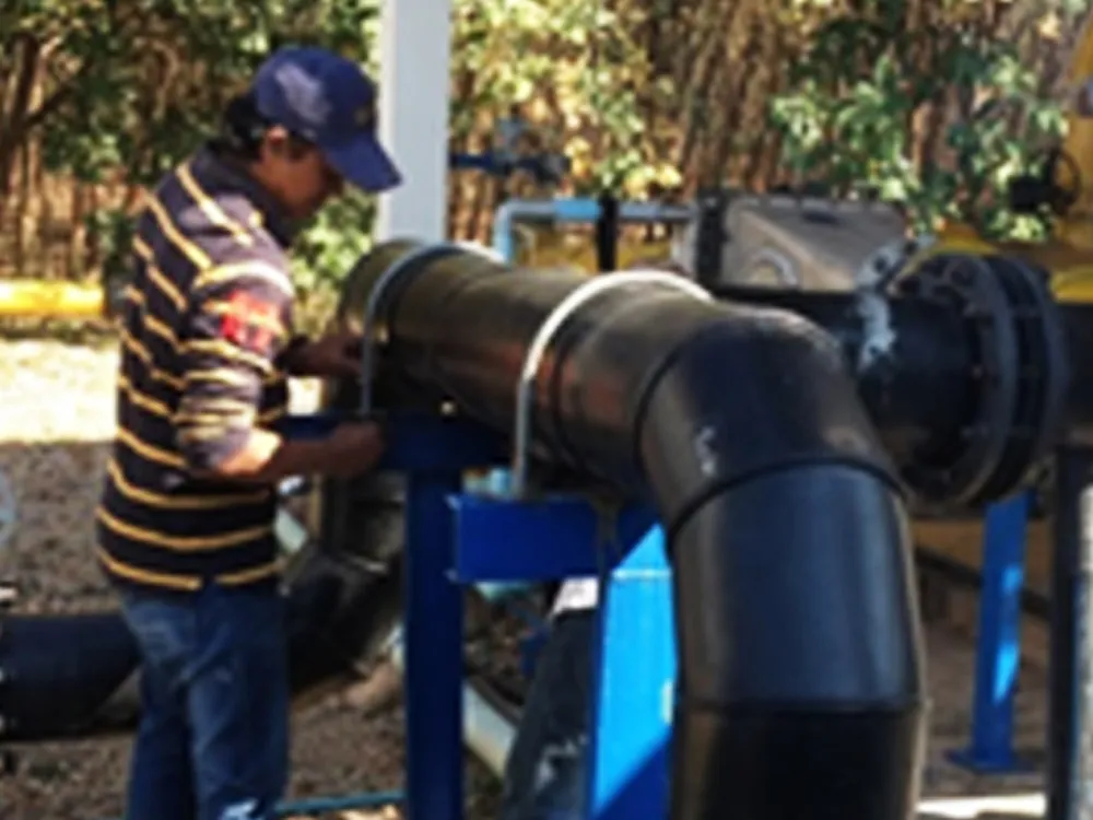 งานไปโอแก็ชเปลี่ยนท่อเหล็กเป็น-ท่อHDPE(2)