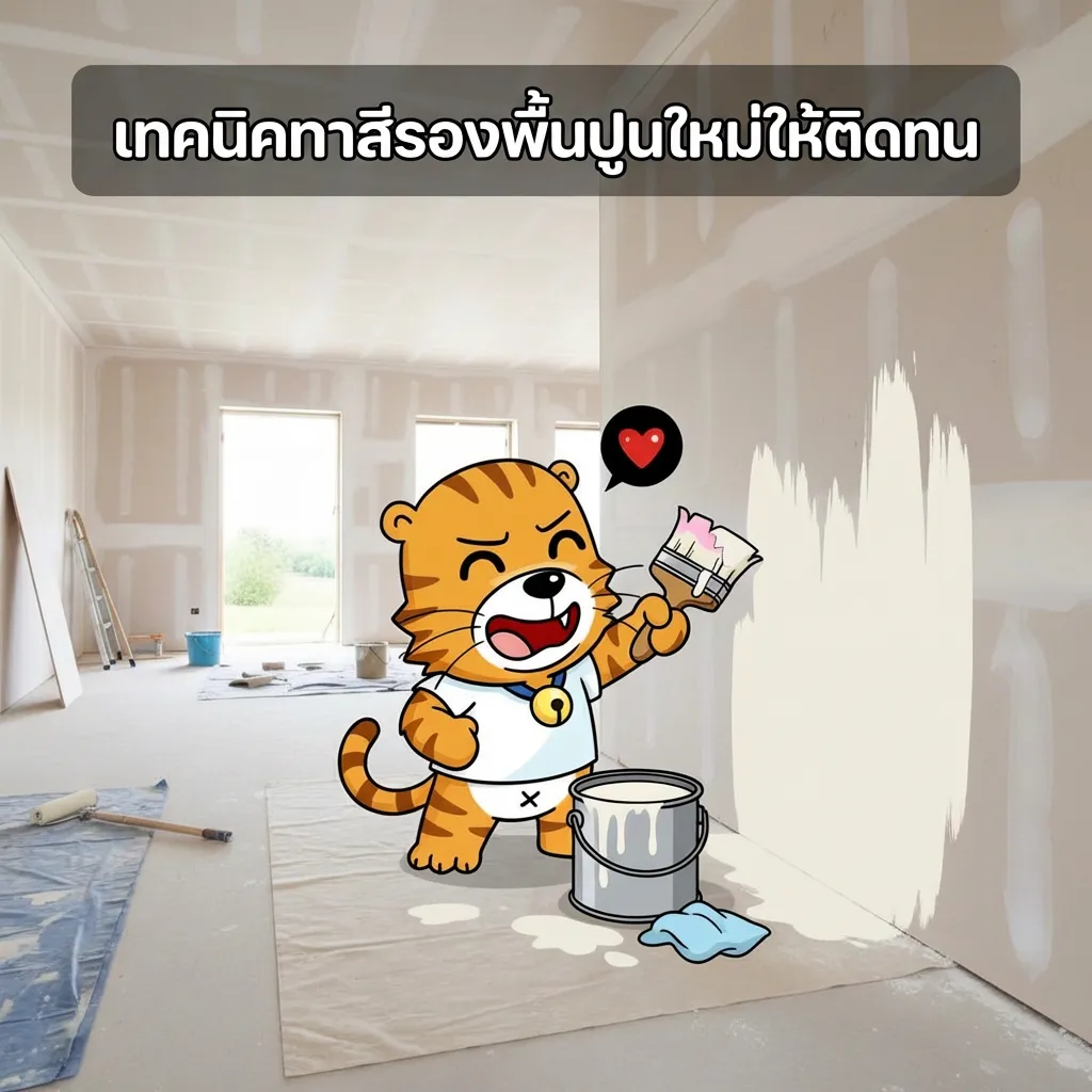 ขั้นตอนการทาสีรองพื้นบ้านใหม่01
