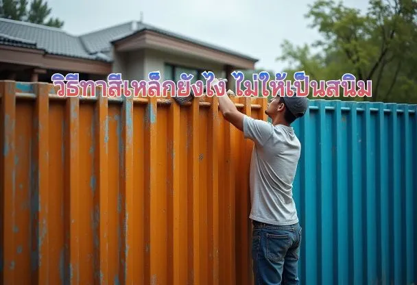 ขั้นตอนการทาสีเหล็ก02