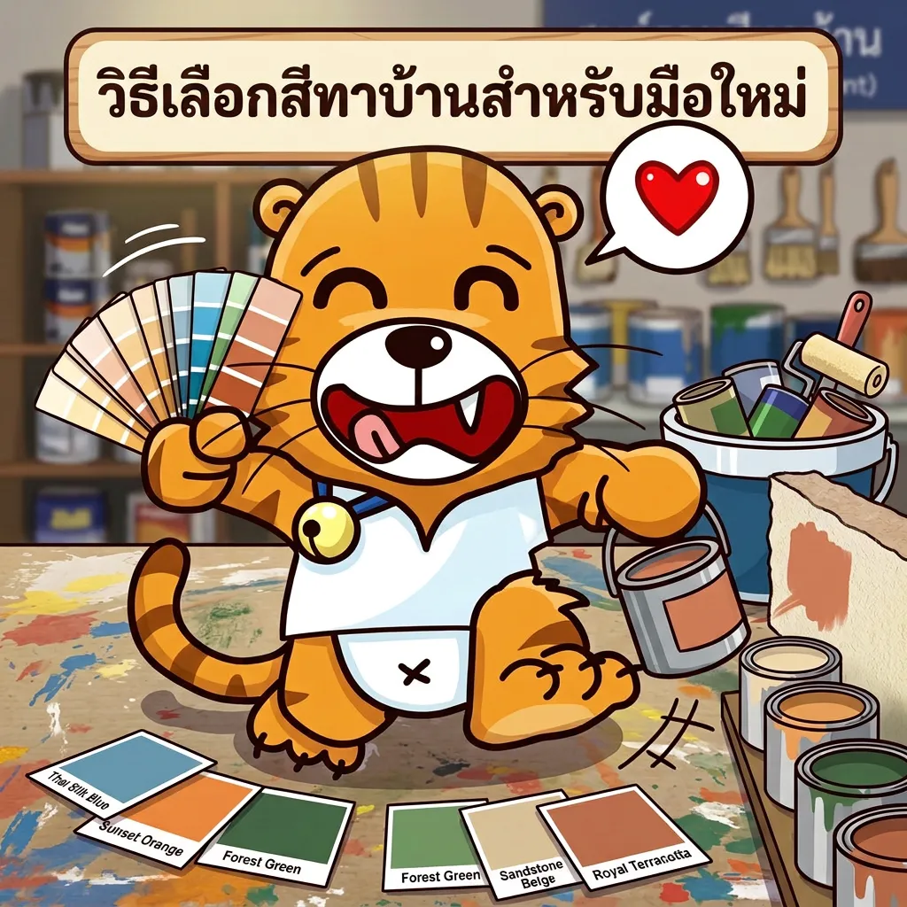 ช่างเสือจงใจเลือกสีทาบ้าน01