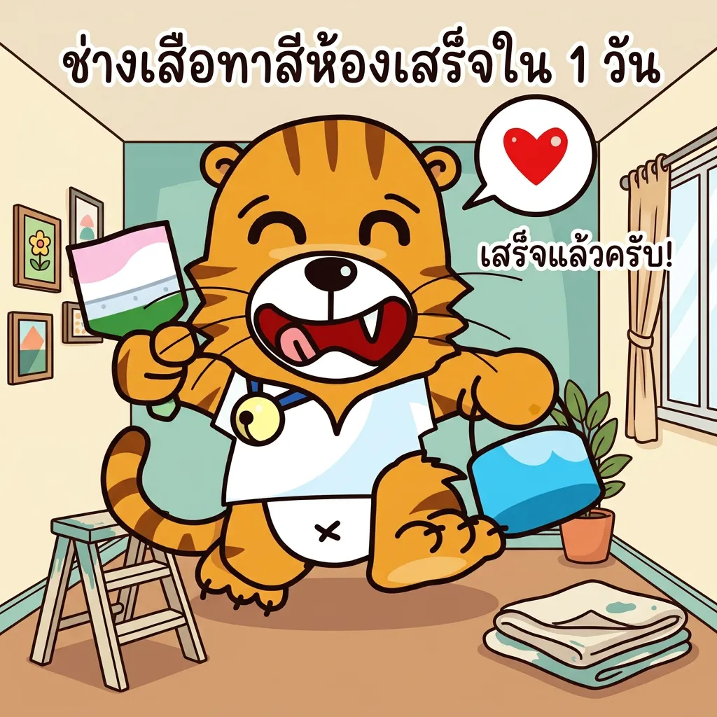 ช่างเสือทาสีห้อง1วัน