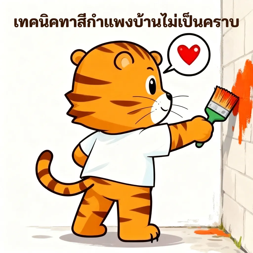 ทาสีกำแพงทาบ้าน01