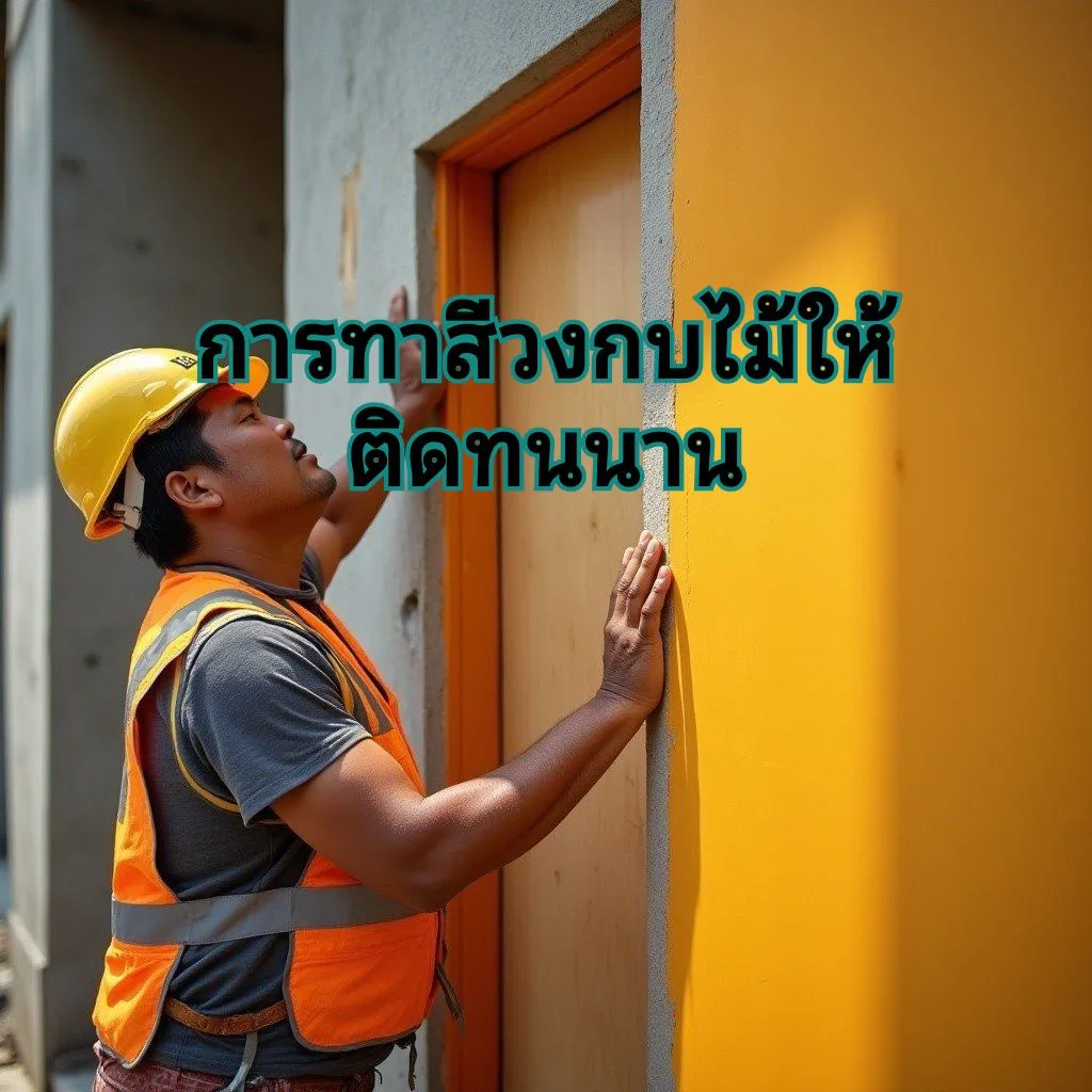 ทาสีวงกบประตู04