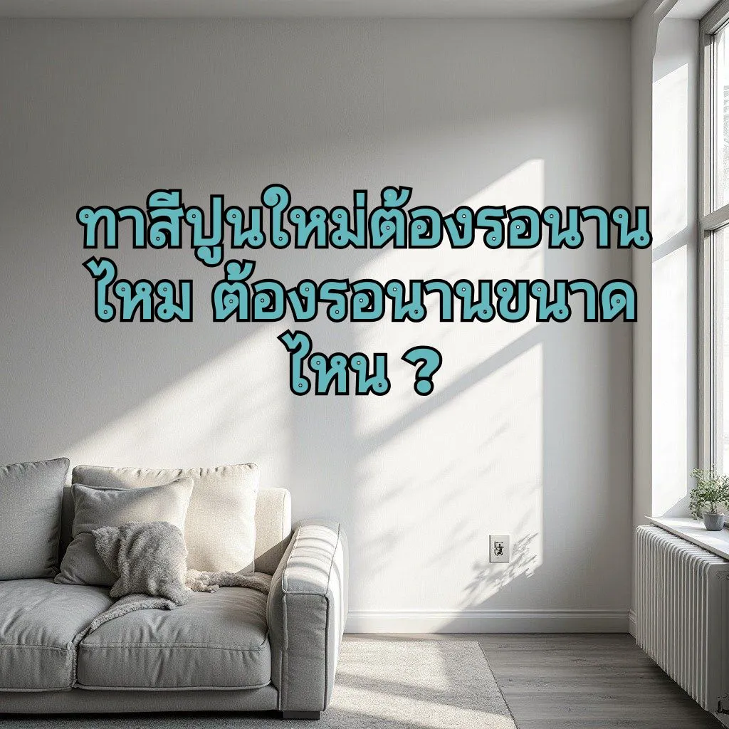 ระยะเวลาในการแห้งของผนังปูน04