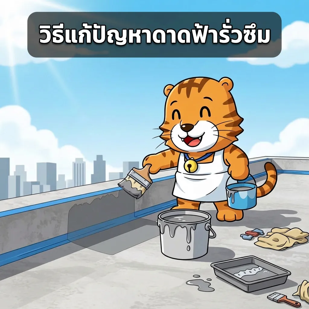 วิธีแก้ปัญหาดาดฟ้ารั่วซึม01