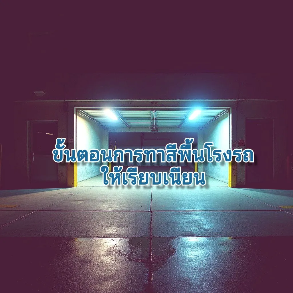 สีทาพื้นโรงรถ