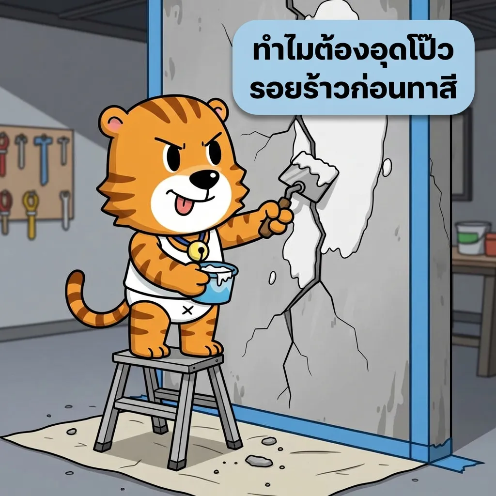 อุดโป๊วรอยแตกร้าวก่อนไหม01