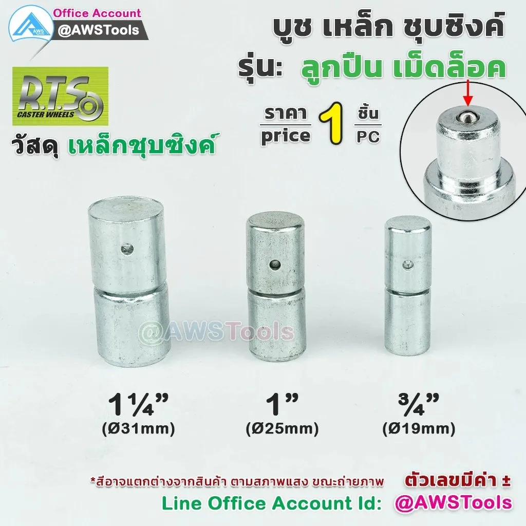 RTSบูชประตูเหล็กแบบเม็ดล็อค(2)