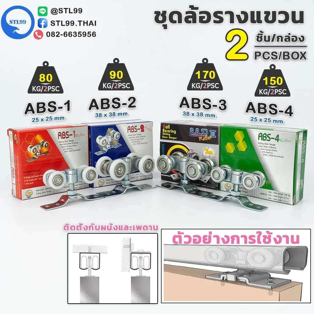 ล้อรางแขวนขนาด25มิล(2)