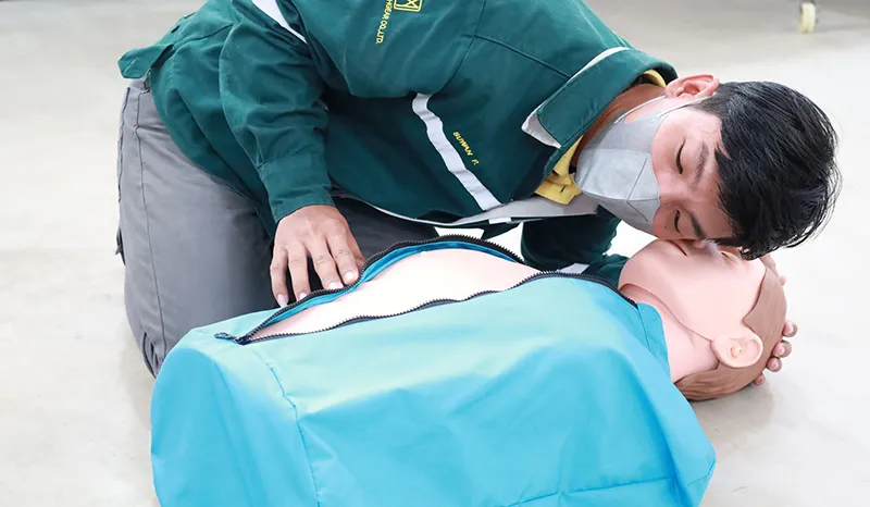 จัดให้พนักงานอบรมหลักสูตรการปฐมพยาบาล-เบื้องต้น