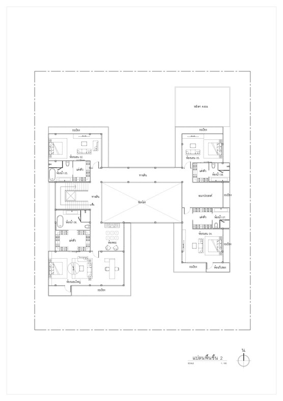 บ้านพักอาศัย3ชั้นแปลนพื้นชั้น2page-0001