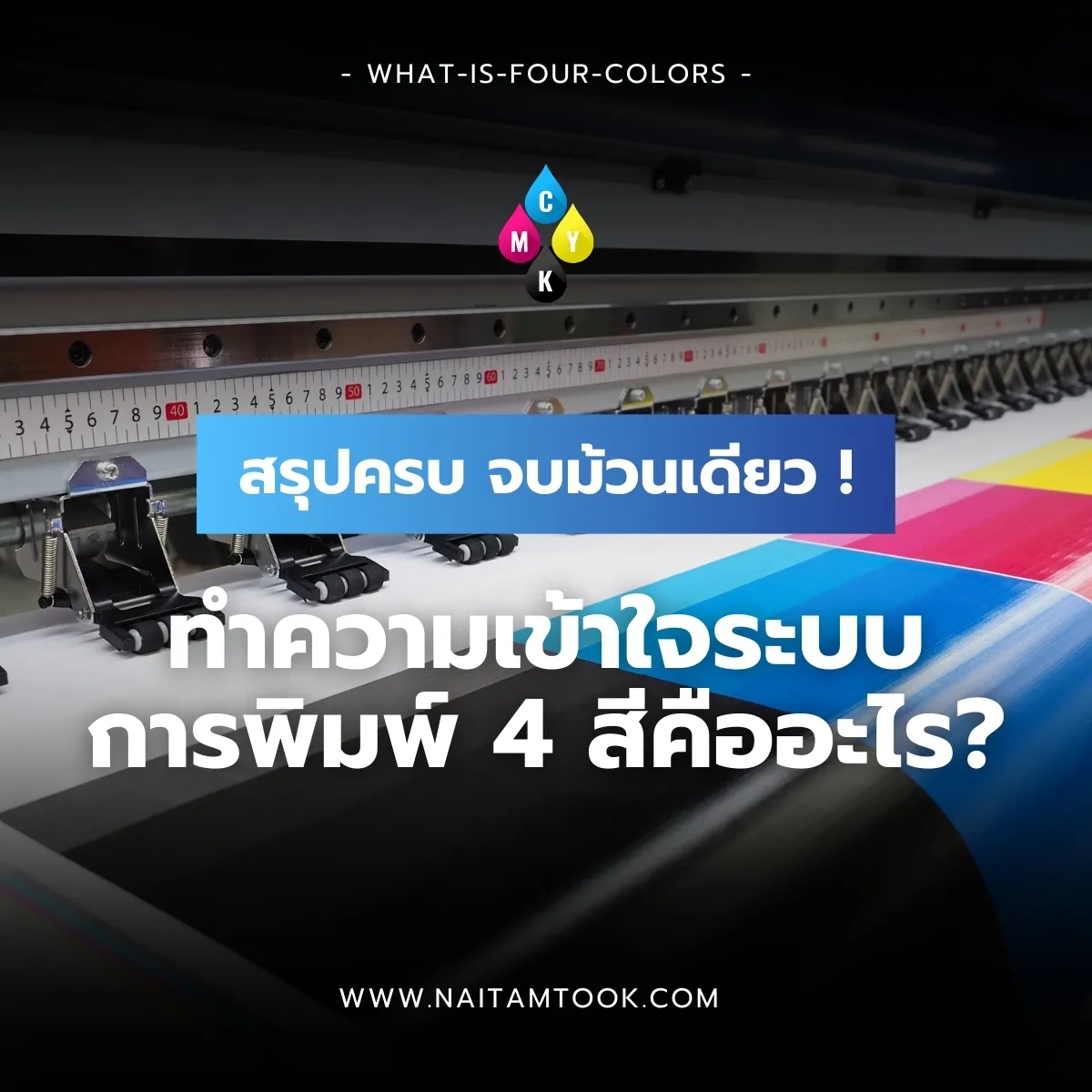 ทำความเข้าใจระบบการพิมพ์4สีคืออะไร(2)