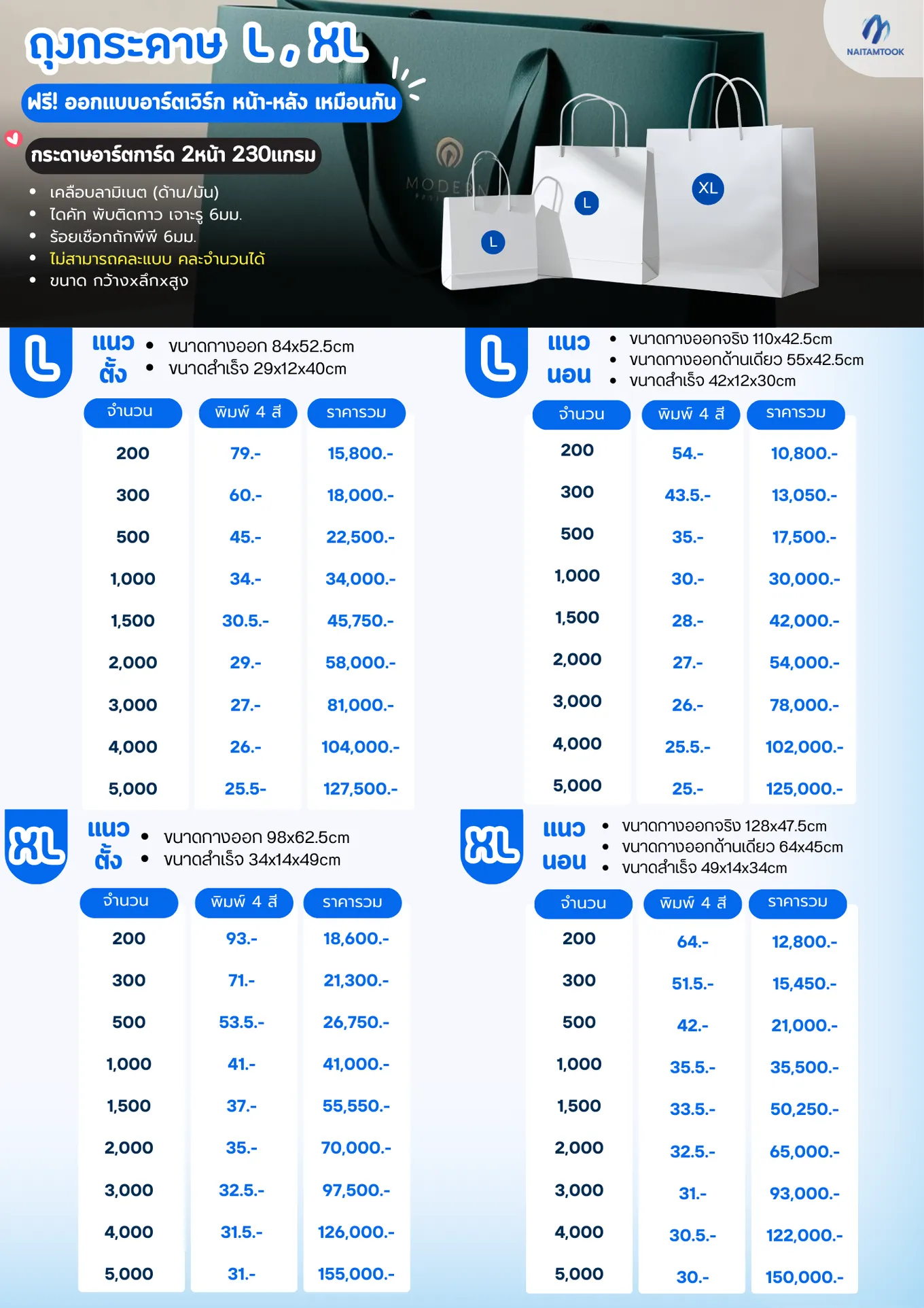 %E0%B8%A3%E0%B8%B2%E0%B8%84%E0%B8%B2%E0%B8%96%E0%B8%B8%E0%B8%87%E0%B8%81%E0%B8%A3%E0%B8%B0%E0%B8%94%E0%B8%B2%E0%B8%A9PaperbagSizeL,XL