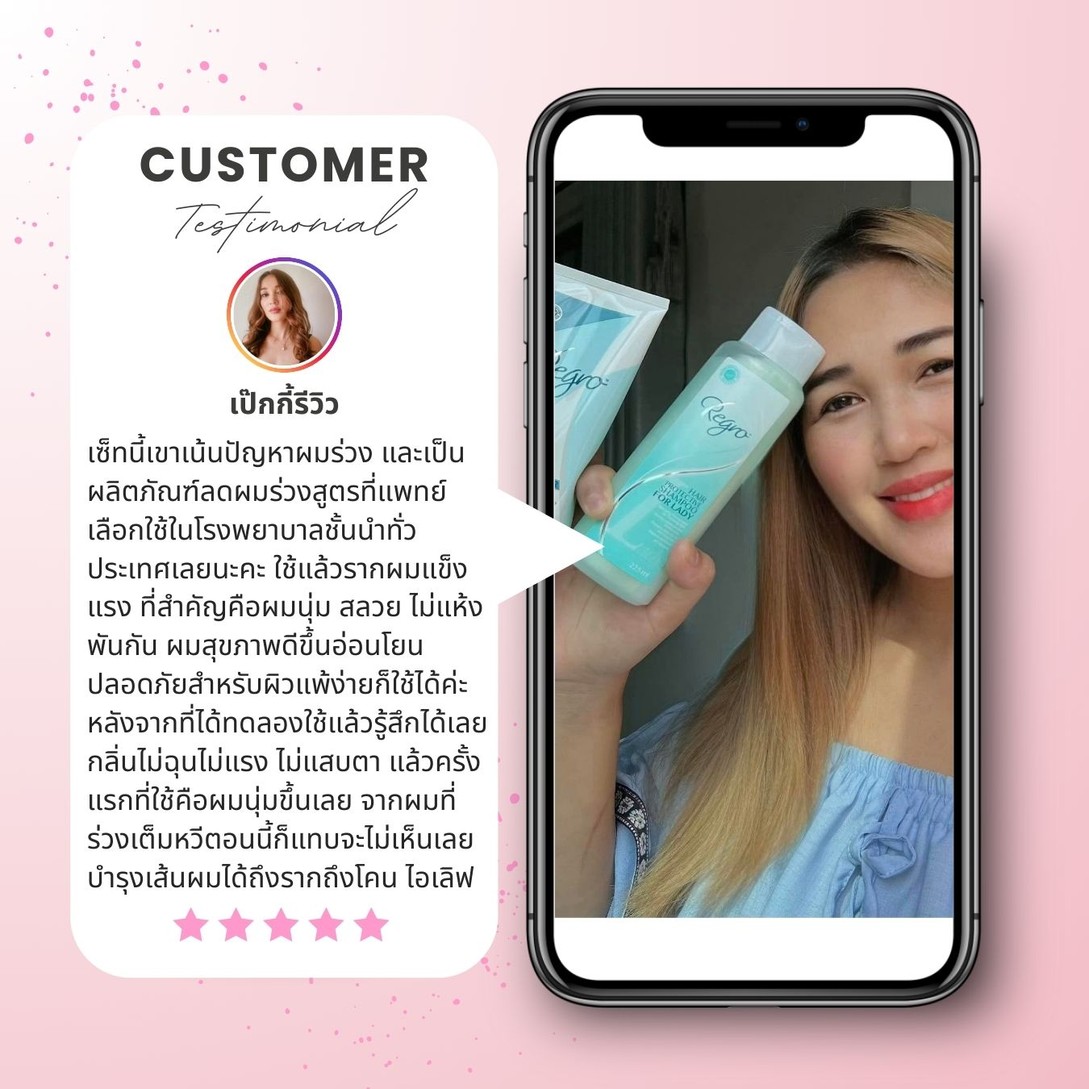 ลดปัญหาผมร่วงสูตรที่แพทย์เลือกใช้