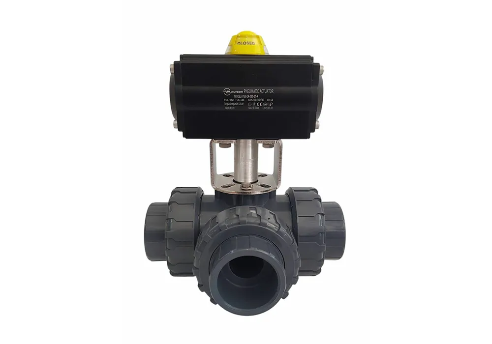 6-True-Union-3way-Valve-with-Pneumatic-Actuator