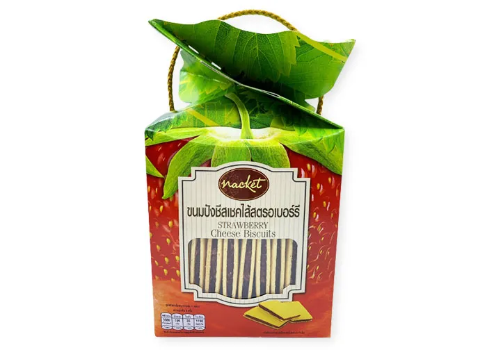 ขนมปังชีสไส้สตรอเบอร์รี