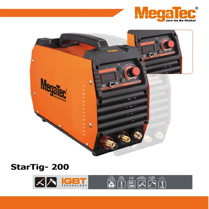 เครื่องเชื่อมอาร์กอนอาร์คStarTIG-200I04-0022-1