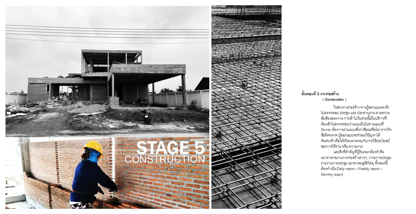 การบริหารและตรวจสอบงานก่อสร้าง STAGE 5 Construction Supervision โดย Area25 Architects