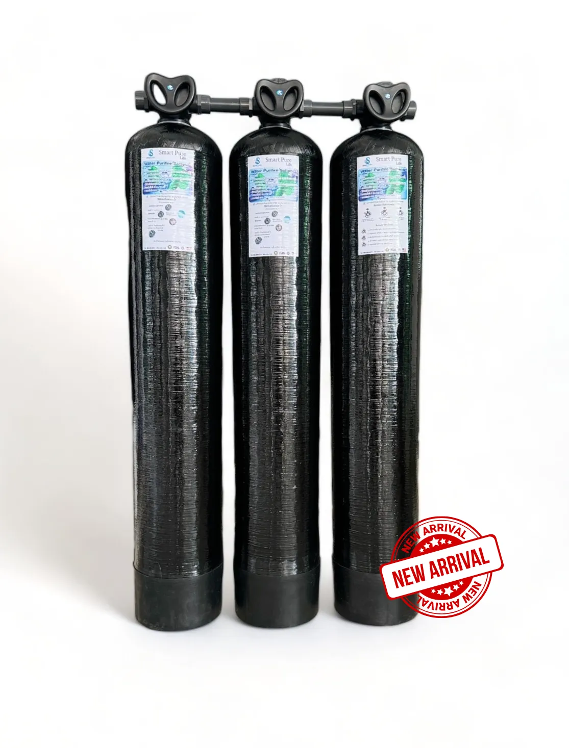เครื่องกรองน้ำใช้ Smart Pure life FIBER (NEW-สีดำ) 50 ลิตร (สารกรอง ...