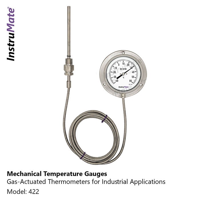 Industrial Gas Actuated Thermometer